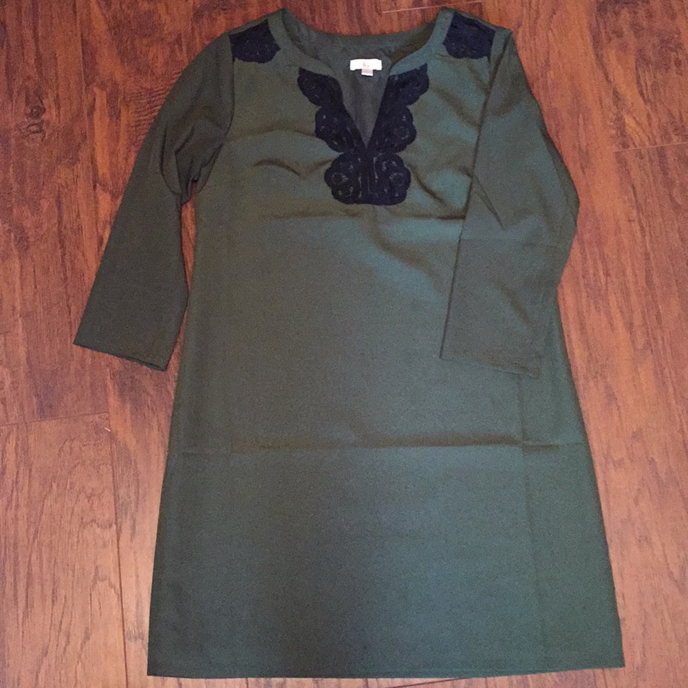 Green Shift Dress